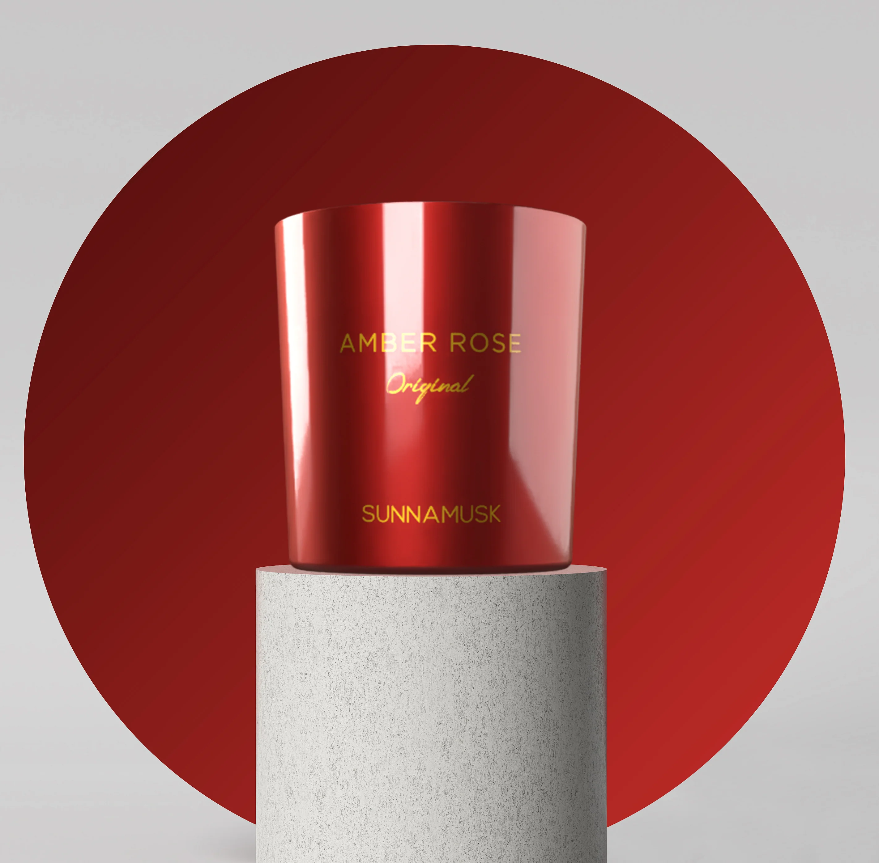 Amber Rose Bougie Parfumée - Image 3